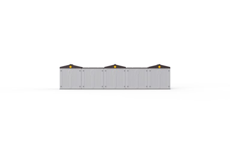 Modular Outdoor Playground Storage Cabinets – Cabinet Combination 01