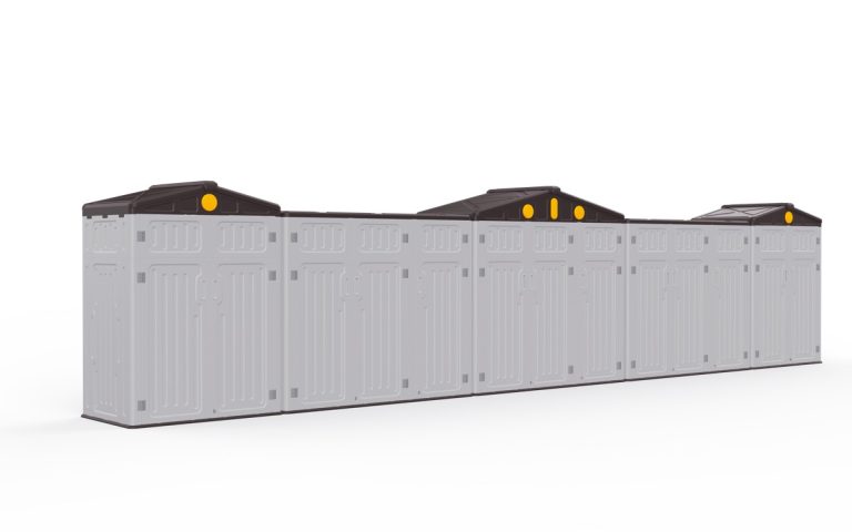 Modular Outdoor Playground Storage Cabinets – Cabinet Combination 04