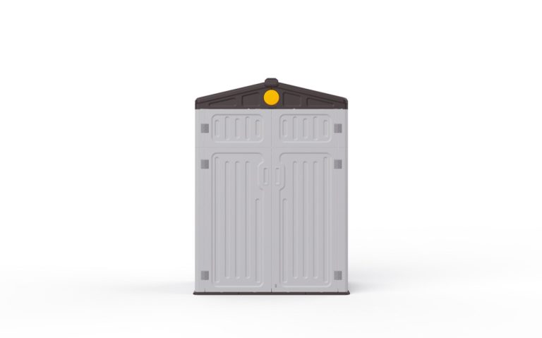 Modular Outdoor Playground Storage Cabinets – Single Cabinet Model 04