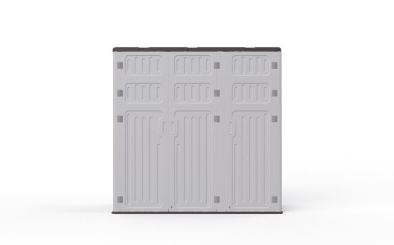 Modular Outdoor Playground Storage Cabinets – Single Cabinet Model 12
